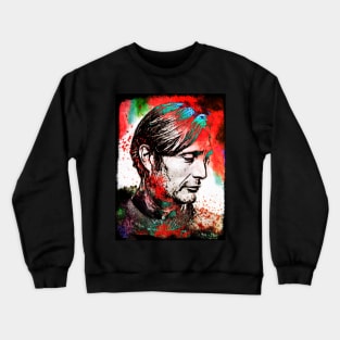 Sated - Psychedelic Hannibal Portrait Crewneck Sweatshirt